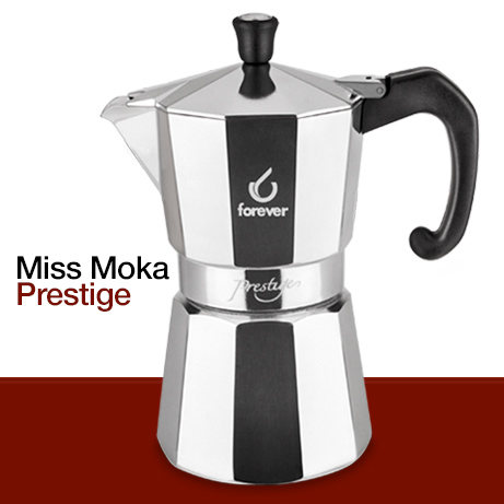 Forever Miss Moka Prestige La Rossa 2 Cups Coffee Maker